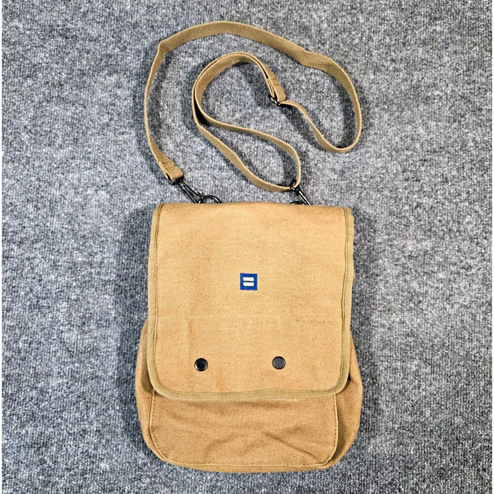 Rothco Khaki Canvas Map Case Shoulder Bag Military Tactical Travel HRC Messenger